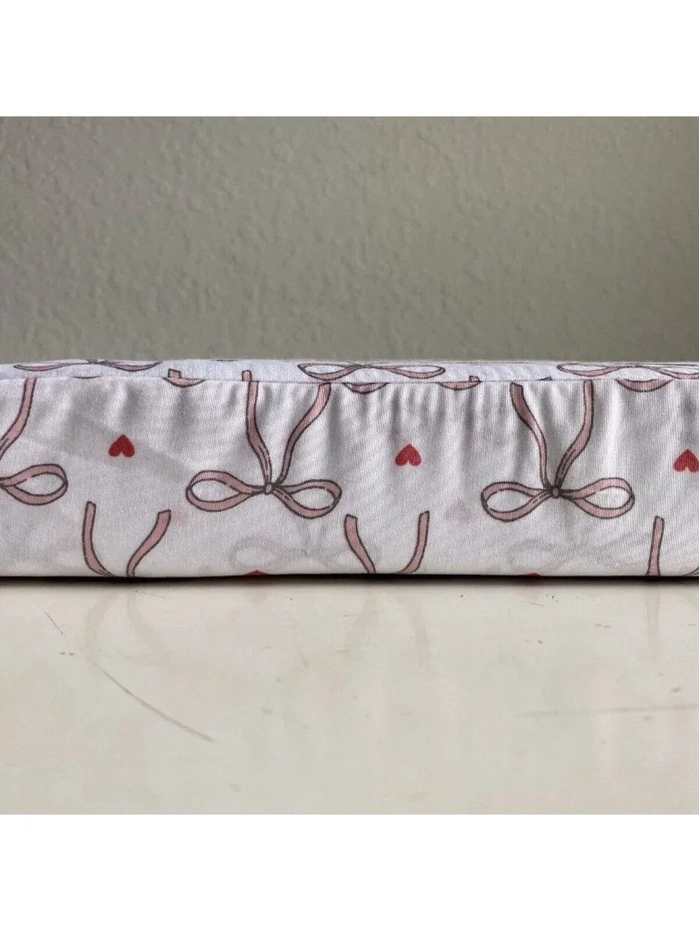 Cupcakes &‎ Cashmere Pink Bows And Hearts QUEEN SIZE Sheet Set Coquette NEW